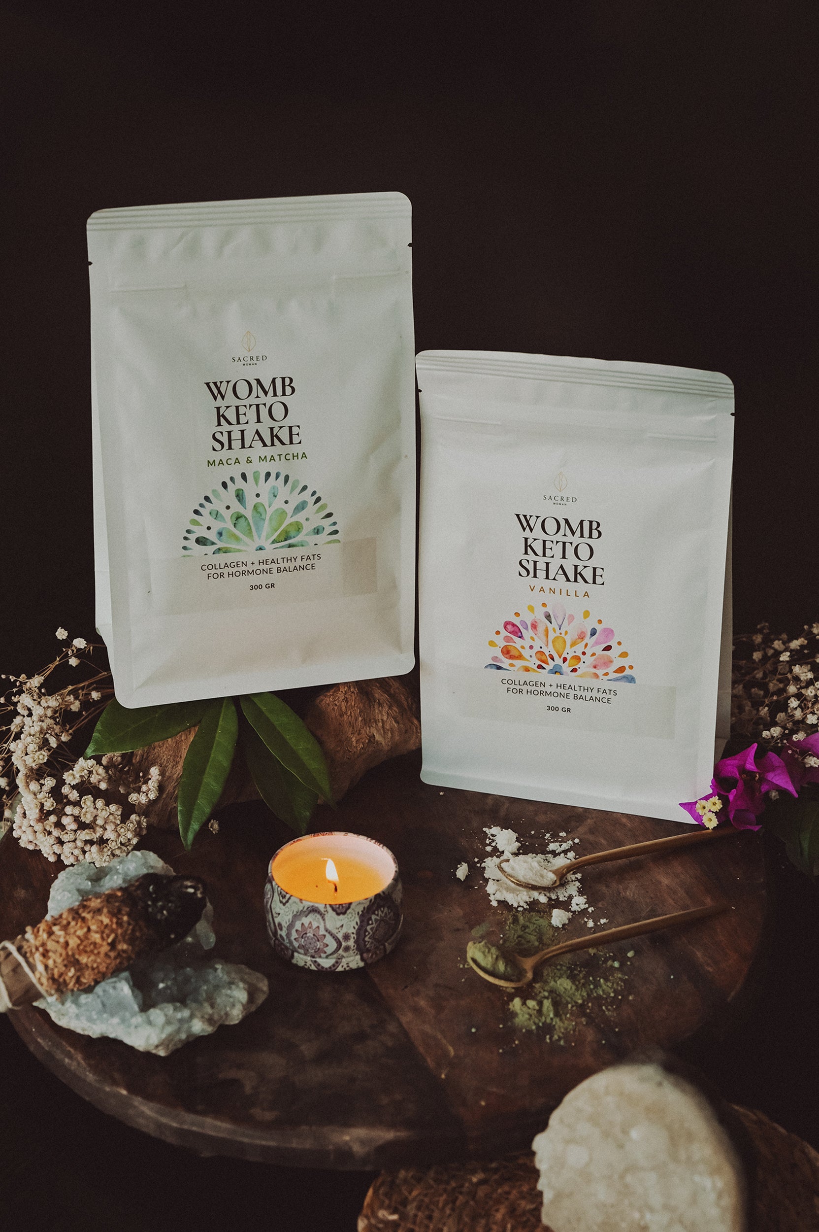 WOMB KETO SHAKE ✦ VANILLA OR MATCHA