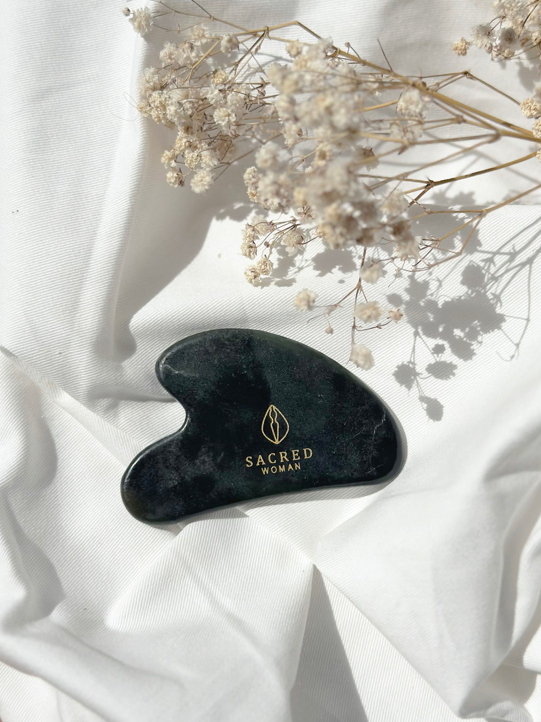 NEPHRITE JADE GUA SHA STONE