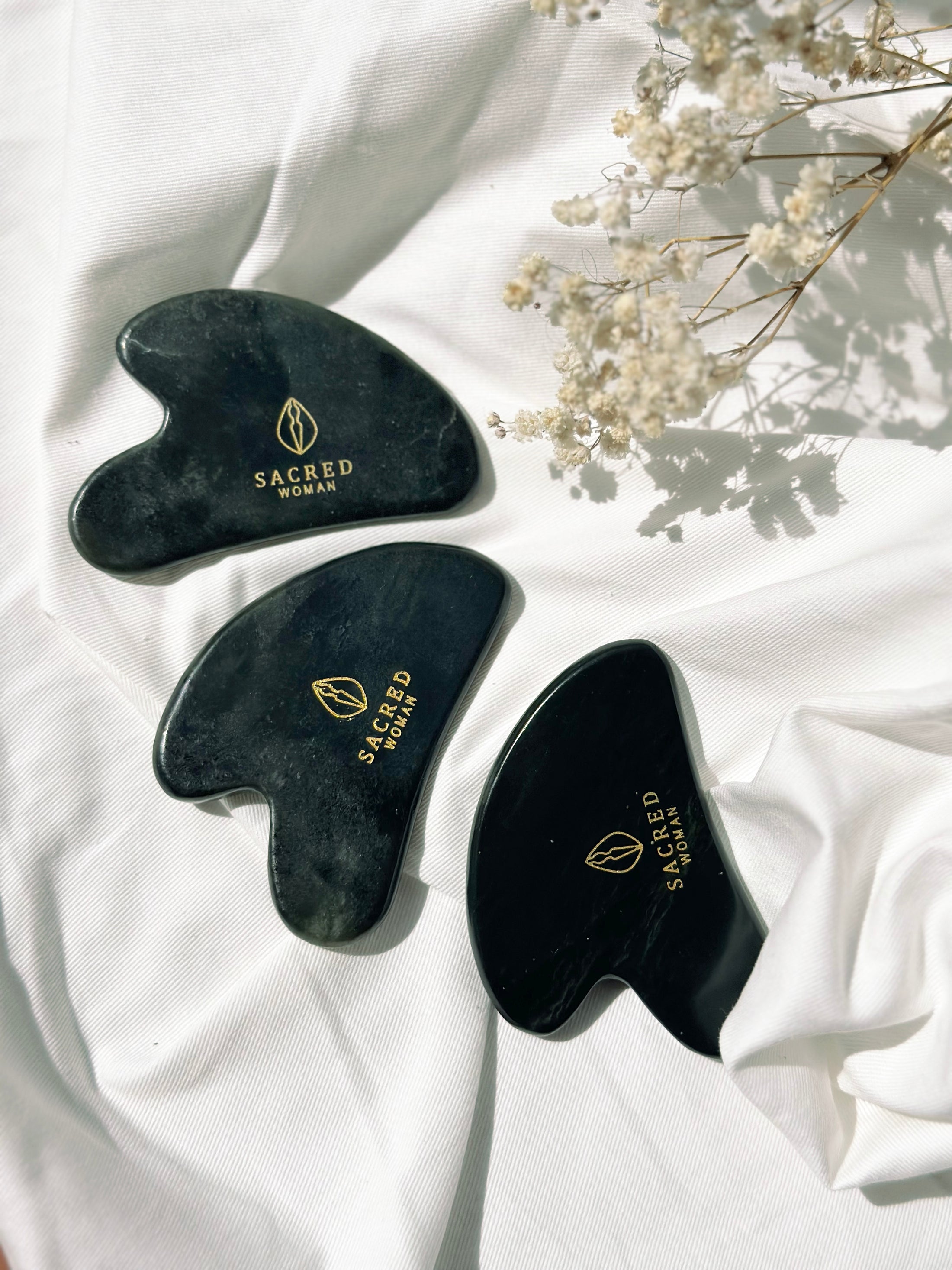 NEPHRITE JADE GUA SHA STONE