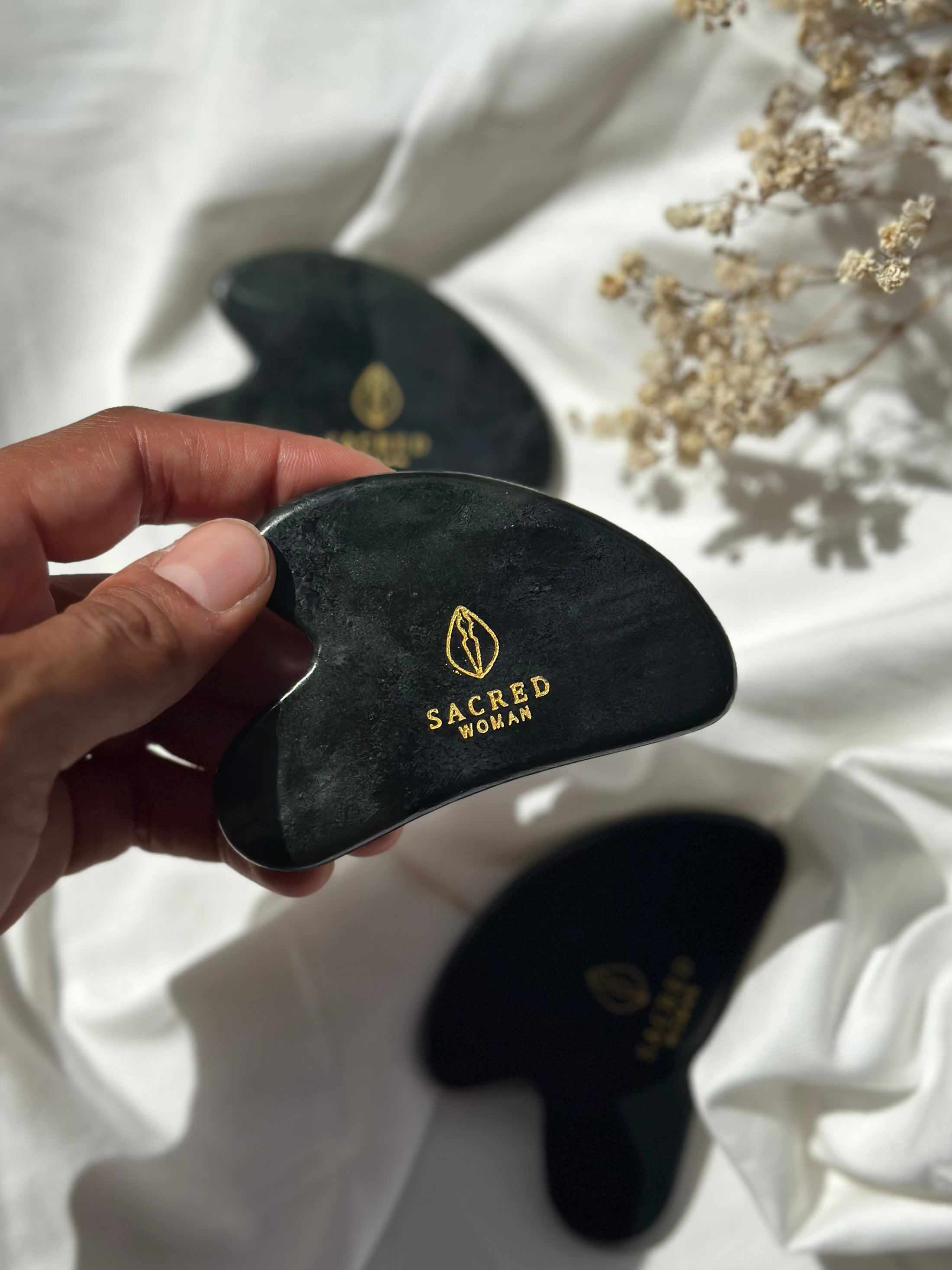 NEPHRITE JADE GUA SHA STONE