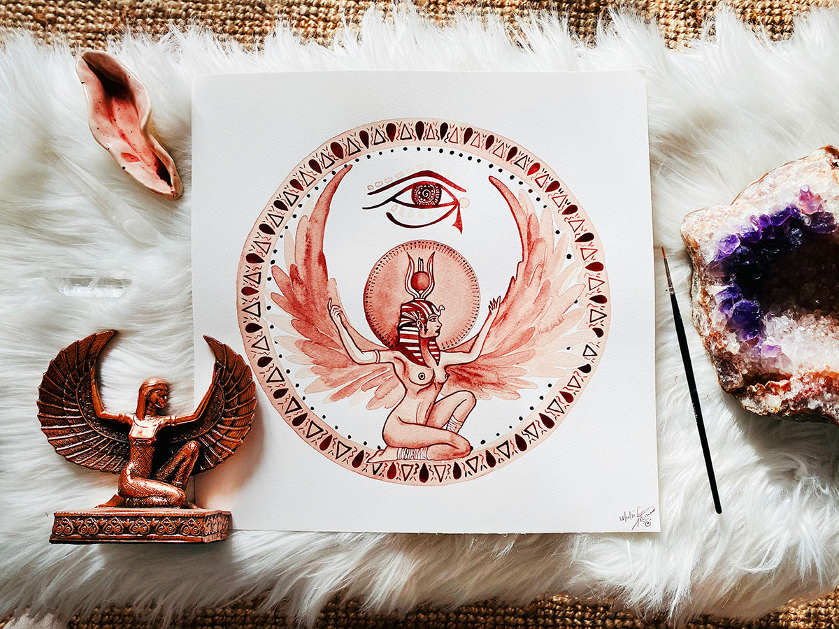MOON ART | THE BLESSING OF ISIS