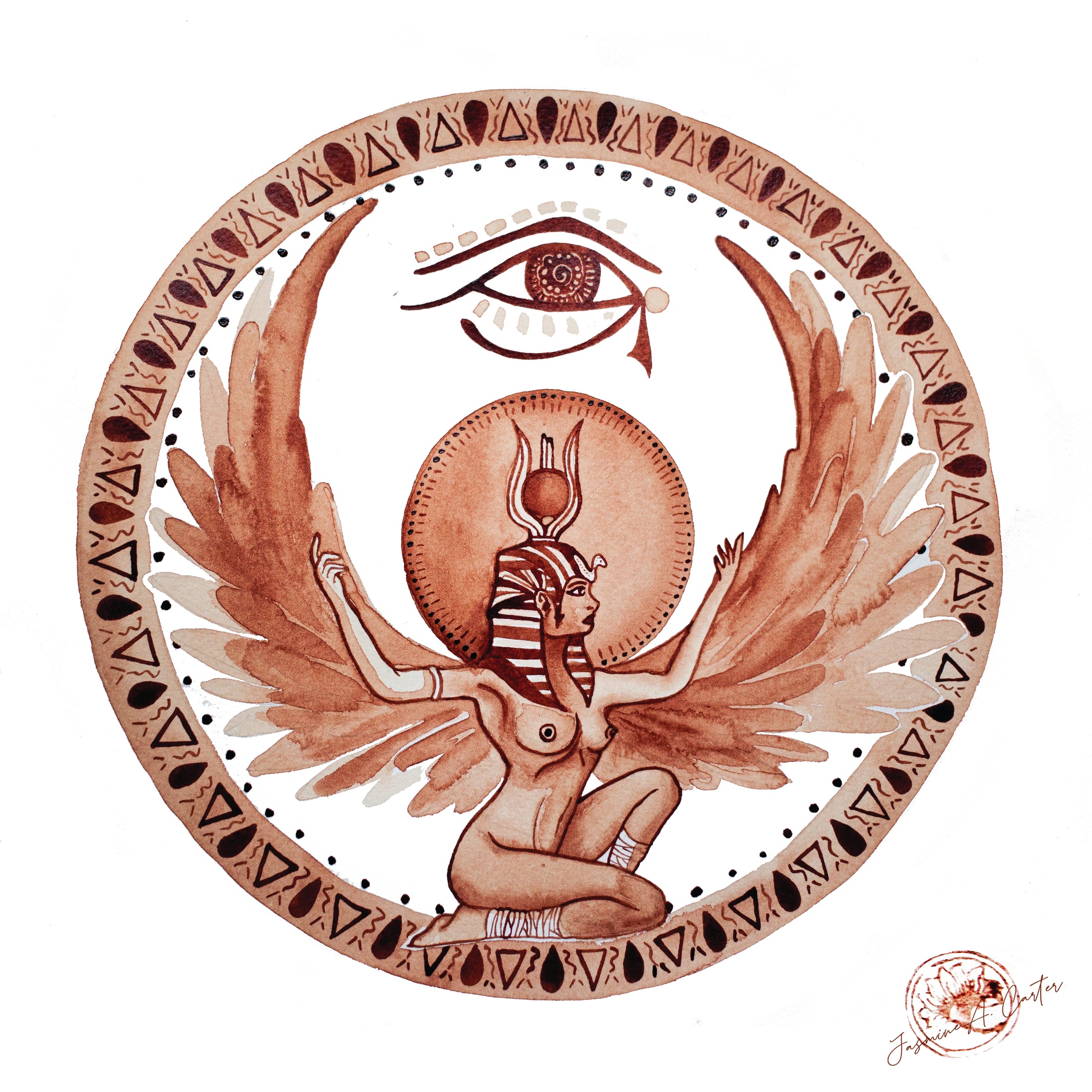 MOON ART | THE BLESSING OF ISIS