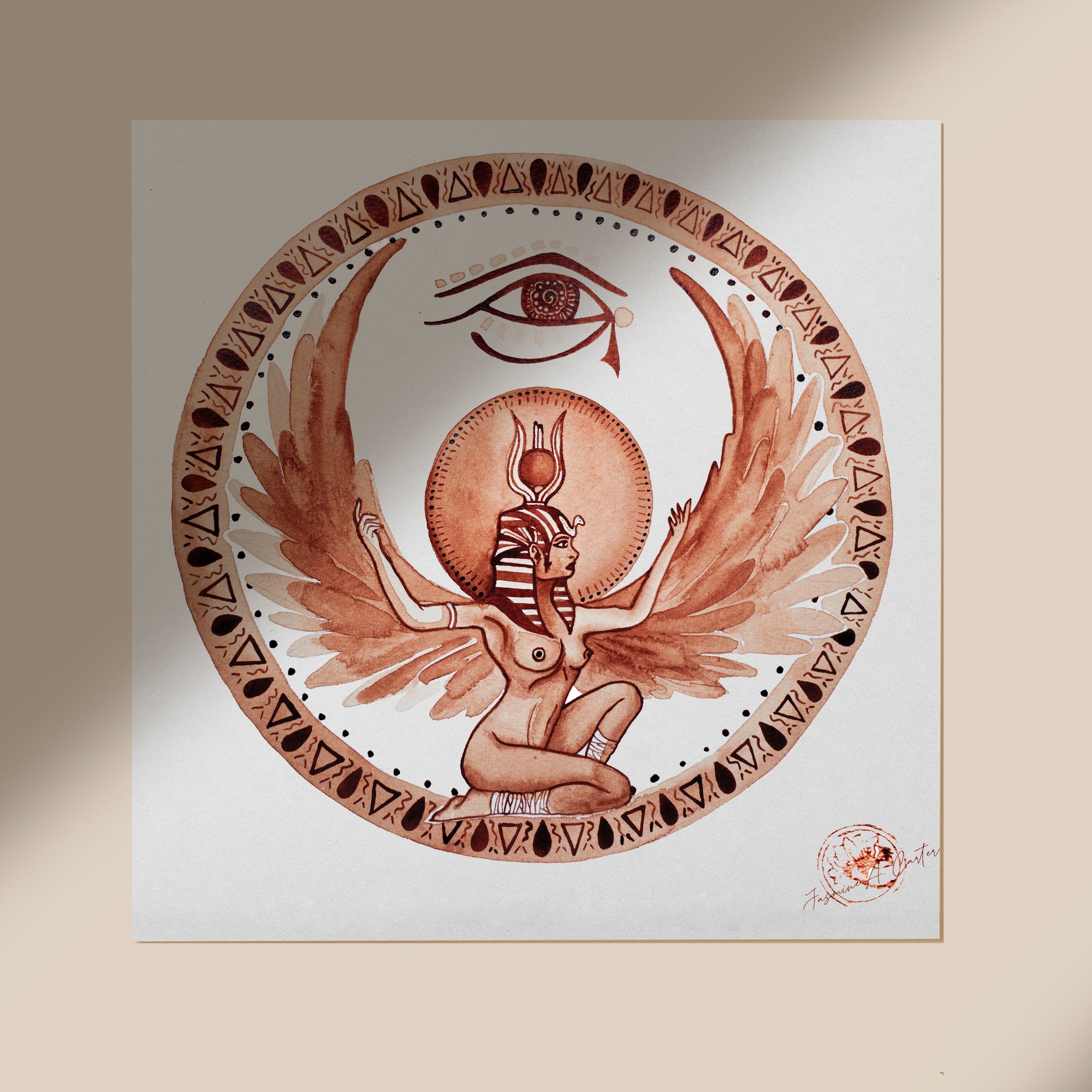 MOON ART | THE BLESSING OF ISIS