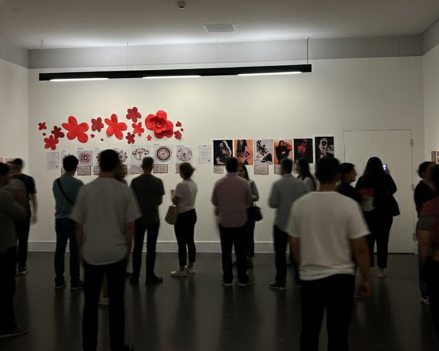 Menstrual Art Exhibition At King's College London University