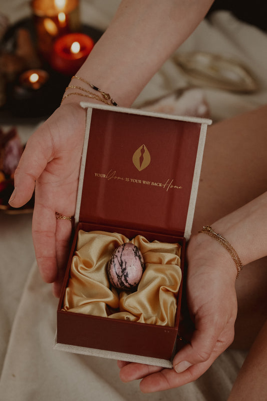 RHODOCHROSITE YONI EGG