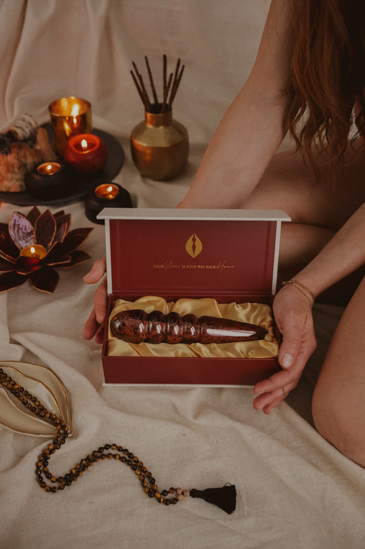 RED OBSIDIAN MERU WAND