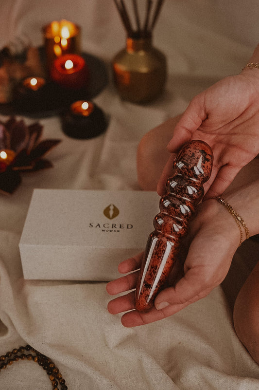 RED OBSIDIAN MERU WAND