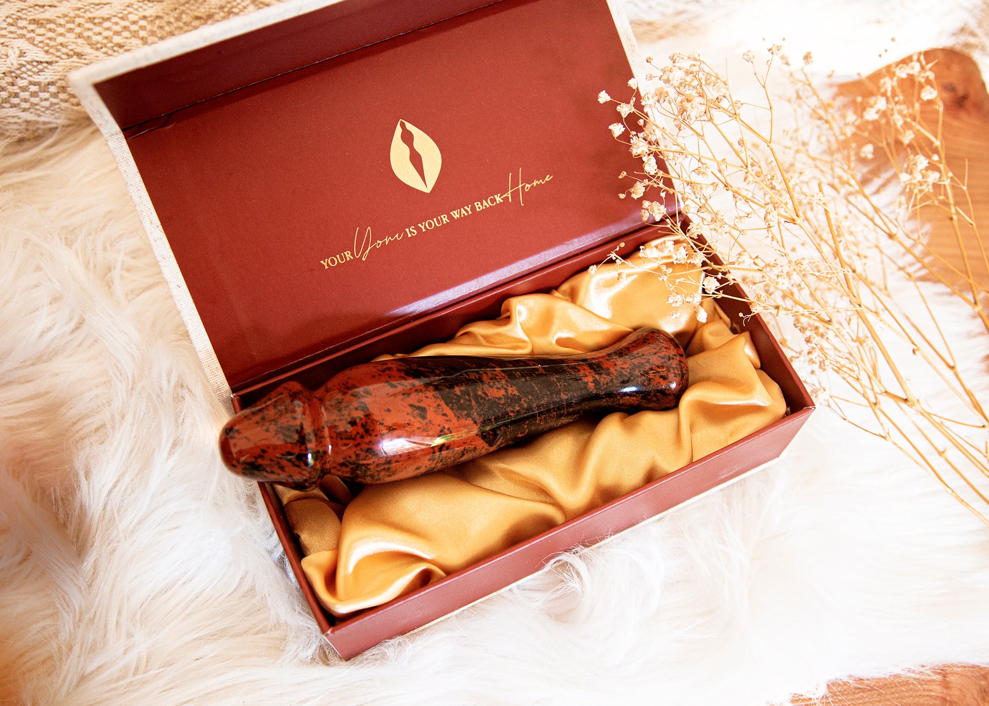 RED OBSIDIAN LINGAM WAND | LIMITED EDITION