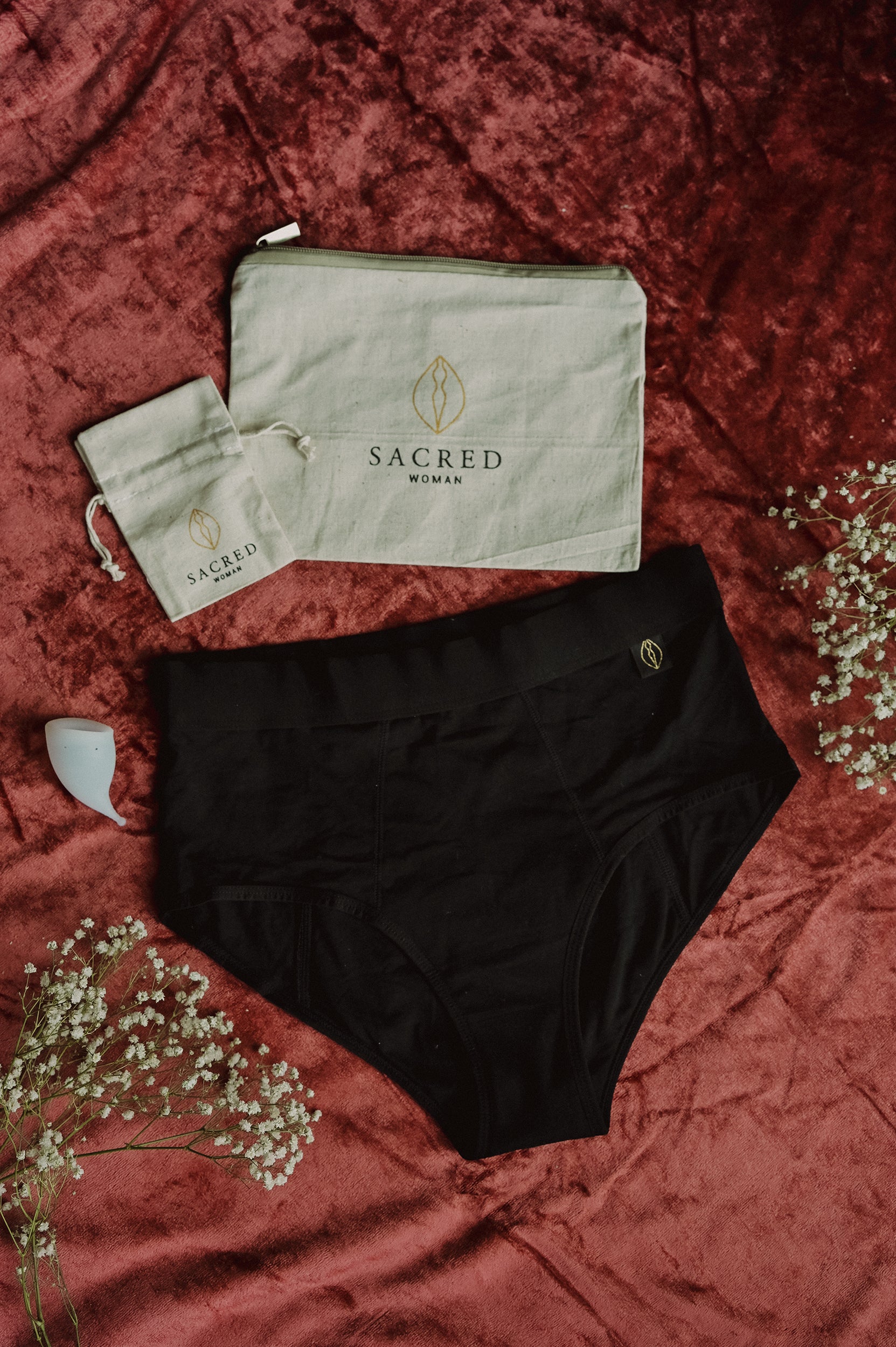 SACRED FLOW BUNDLE ✦ Sacred Woman Cup + MoonFlow™ Underwear