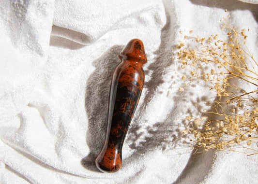 SALE | RED OBSIDIAN LINGAM WAND
