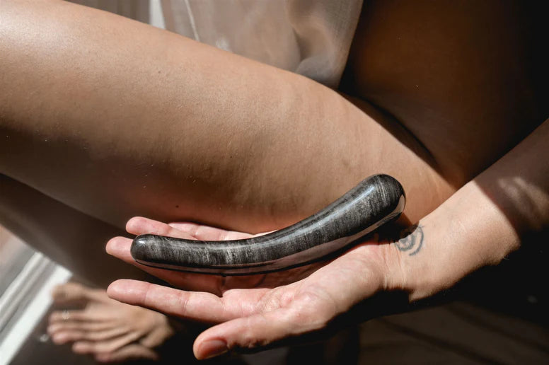 SALE | SILVER SHEEN OBSIDIAN LUNE WAND