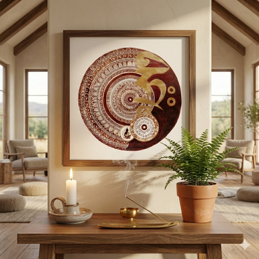 MOON ART | Great Blazing Bliss Mandala