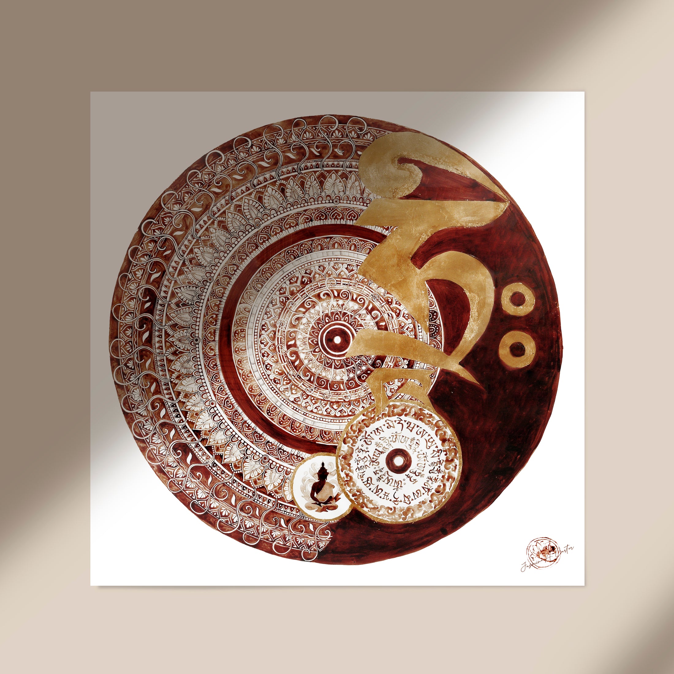 MOON ART | Great Blazing Bliss Mandala