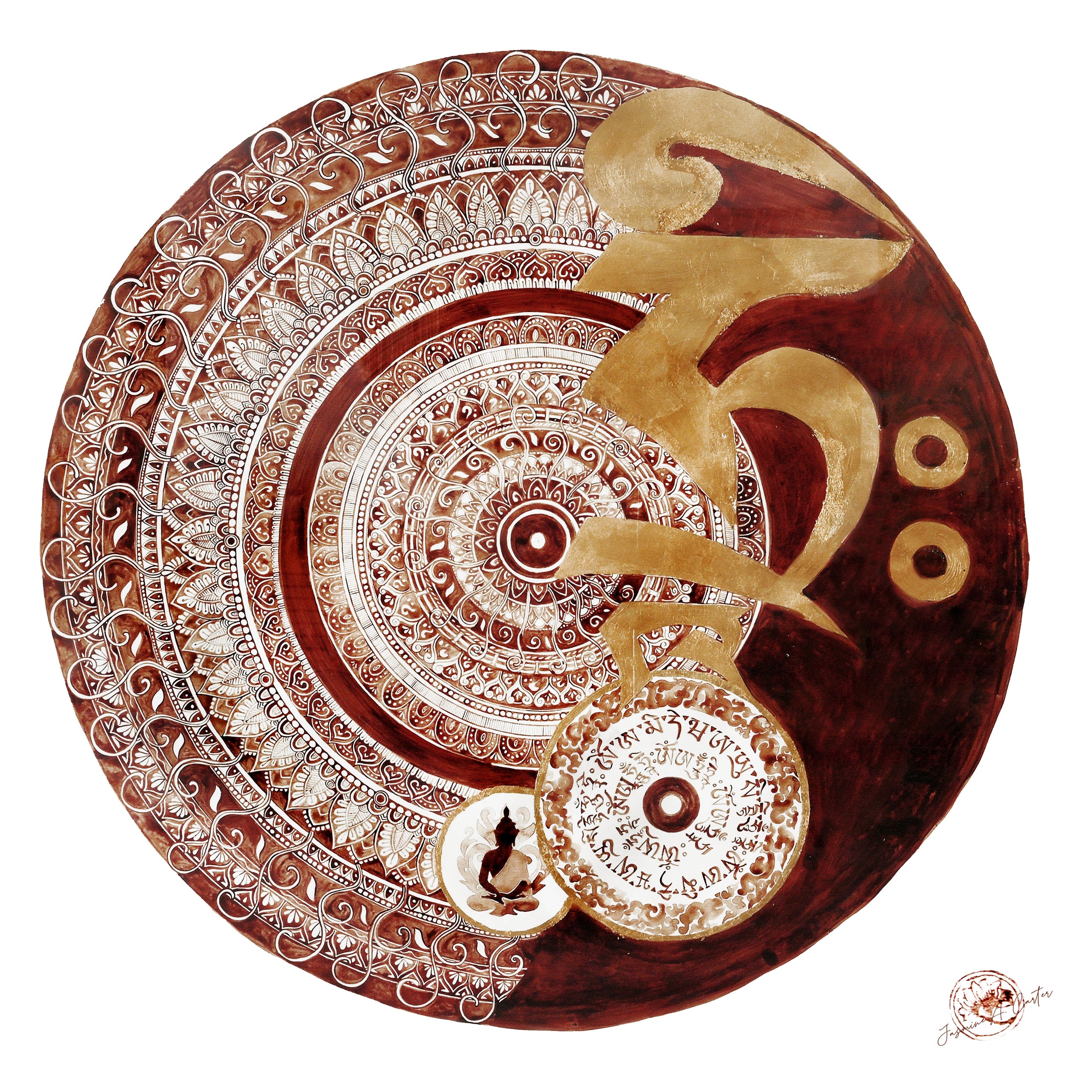 MOON ART | Great Blazing Bliss Mandala