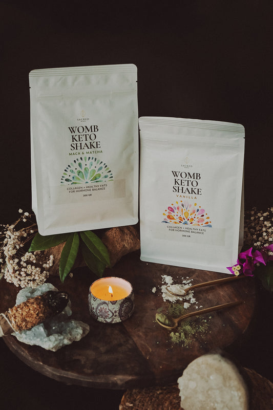 WOMB KETO SHAKE ✦ VANILLA OR MATCHA
