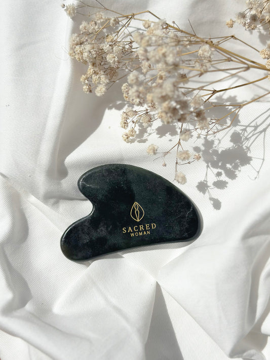 NEPHRITE JADE GUA SHA STONE