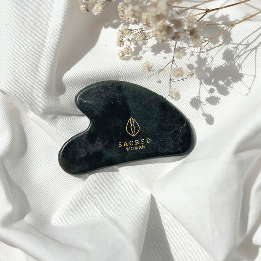 NEPHRITE JADE GUA SHA STONE
