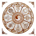 Load image into Gallery viewer, MOON ART | Eight Auspicious Symbols Mandala
