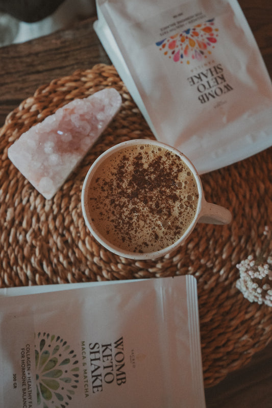 WOMB KETO SHAKE ✦ VANILLA OR MATCHA