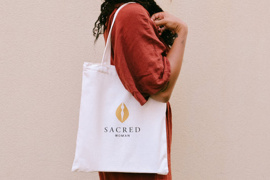 SACRED WOMAN TOTE BAG