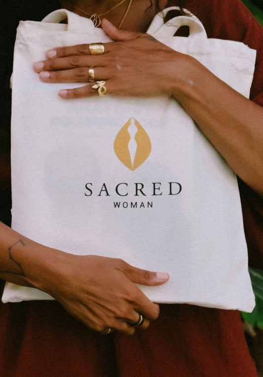 SACRED WOMAN TOTE BAG