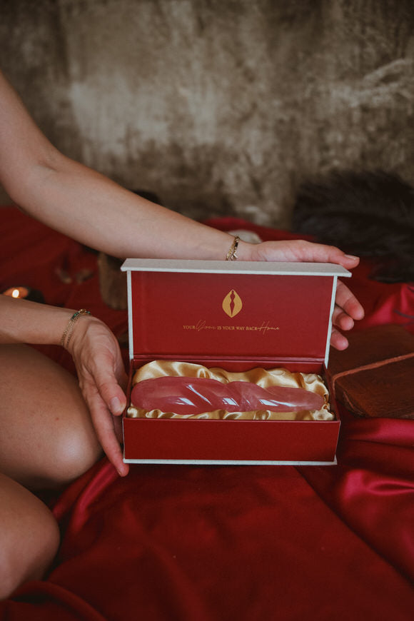 ROSE SPIRAL YONI WAND