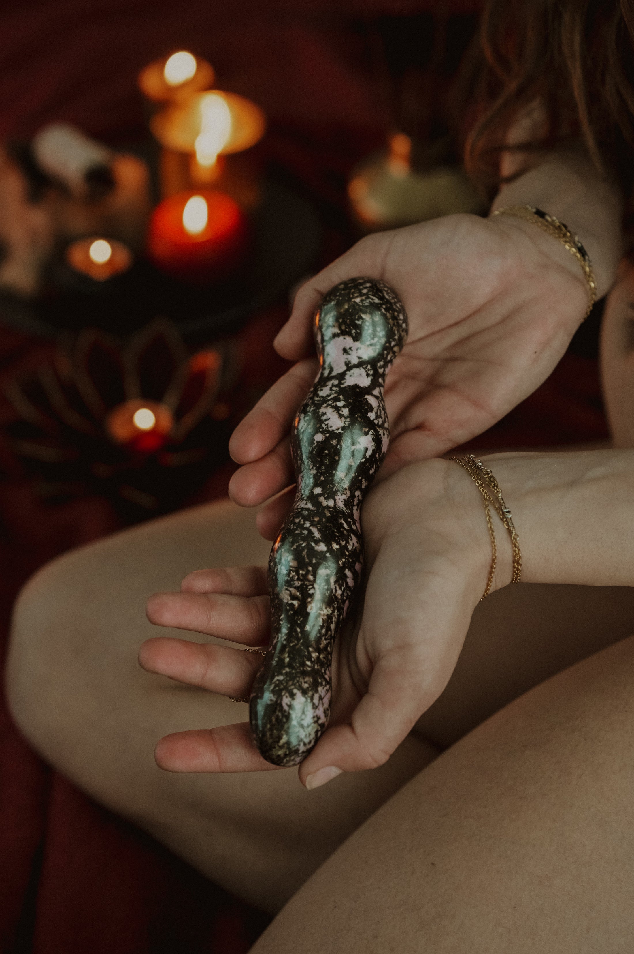 RHODOCHROSITE AGNI WAND