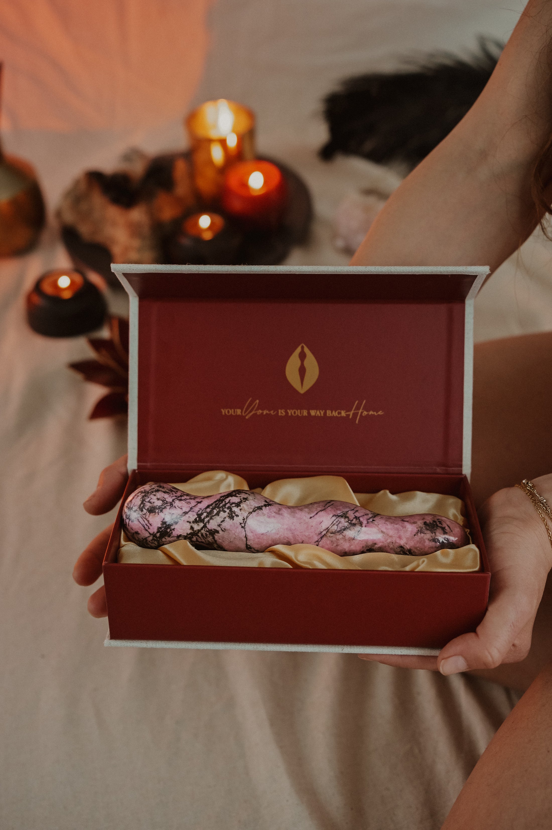 RHODOCHROSITE AGNI WAND