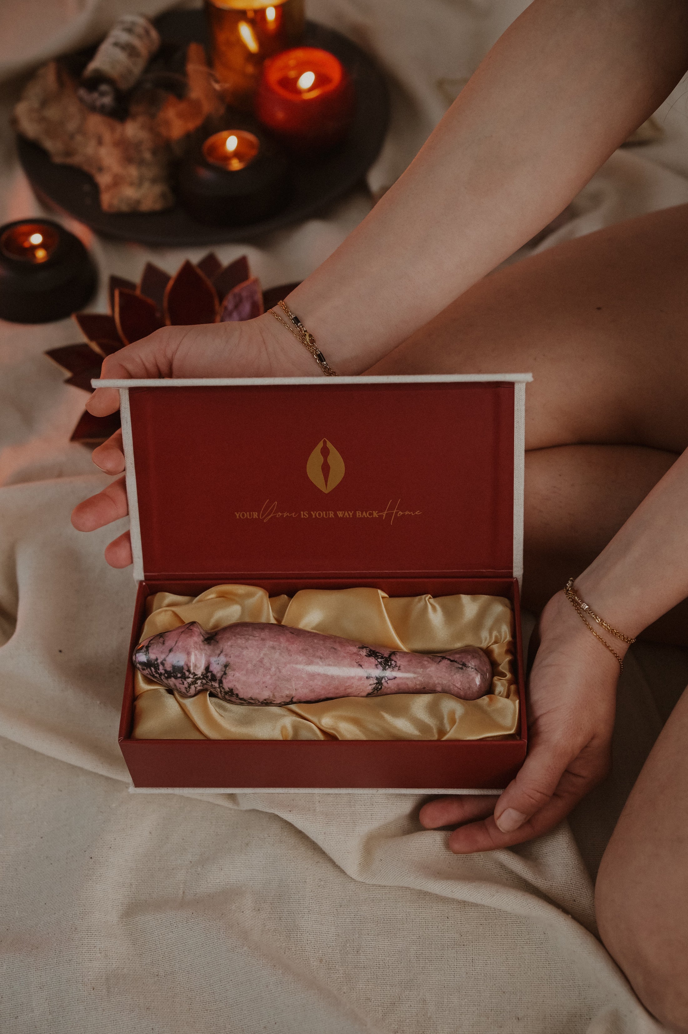 RHODOCHROSITE LINGAM WAND