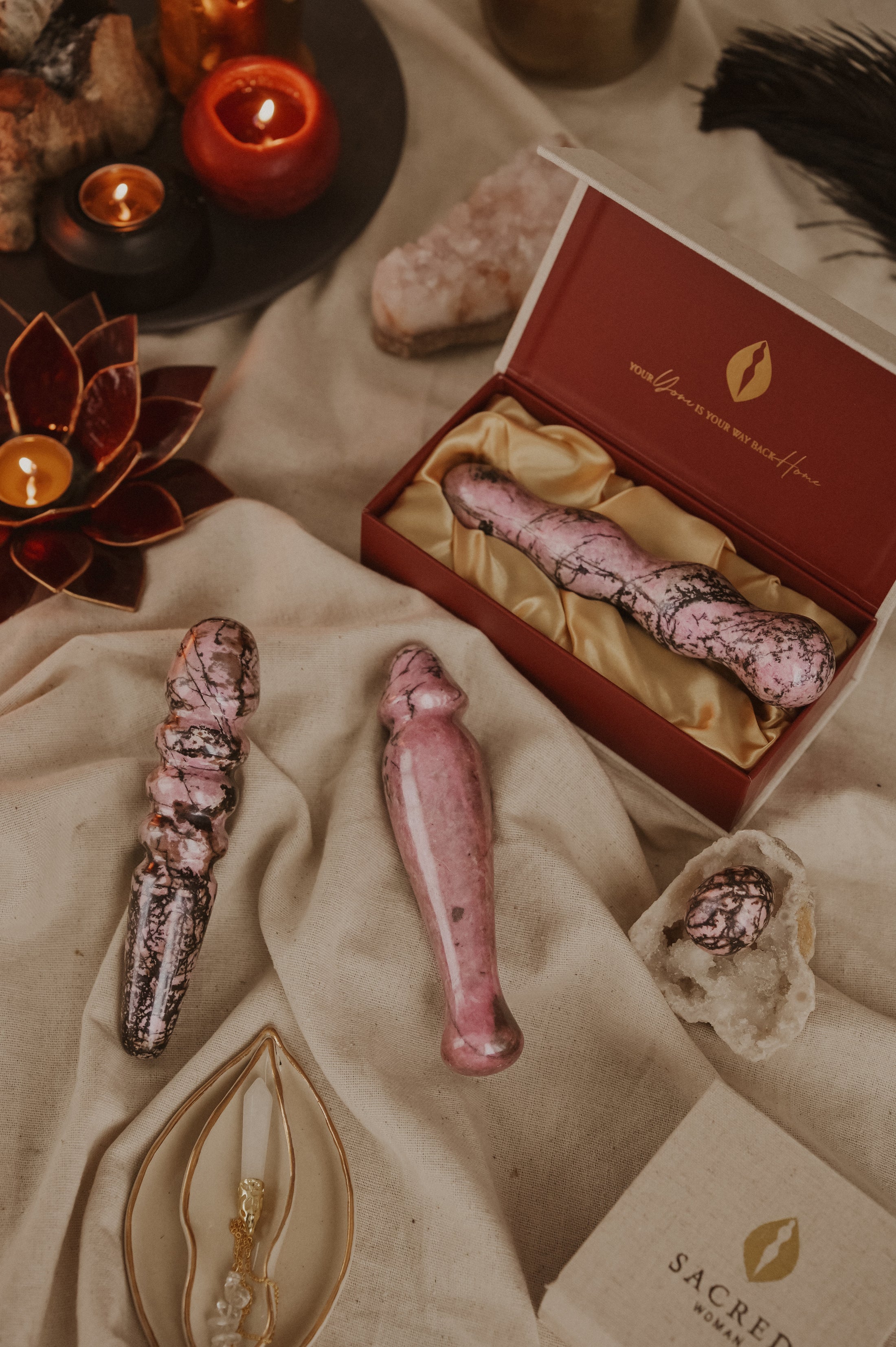 RHODOCHROSITE MERU WAND