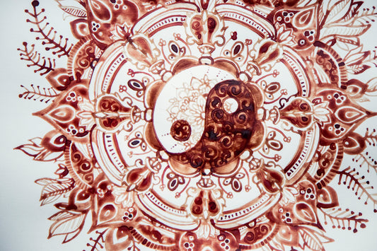 MOON ART | VAJRA YING YANG