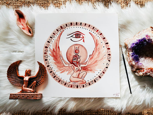 MOON ART | THE BLESSING OF ISIS