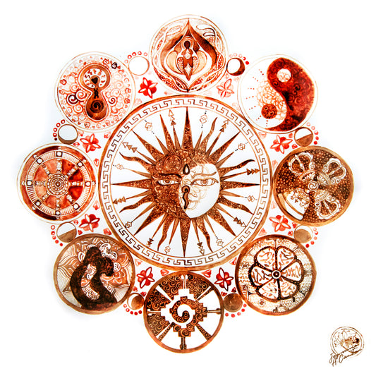 MOON ART | GENESIS MANDALA